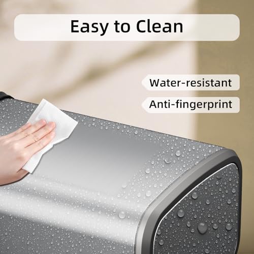 8L/2.1 Gal Small Bathroom Trash Can with Lid, Swing-Top Rectangular Waste Bin, Stainless Steel Garbage Can for Home, Office, Toilet, Bedroom, Living Room (Silver) - color: Silver