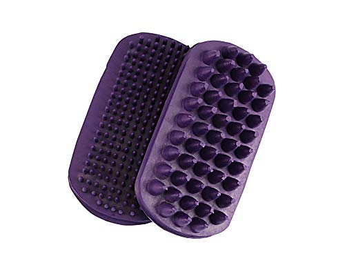 Grewal Equestrian Velvet Touch Groomer Set (Purple) - color: Purple