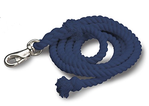 Colorado Saddlery Lead Rope, 10' - color: Navy