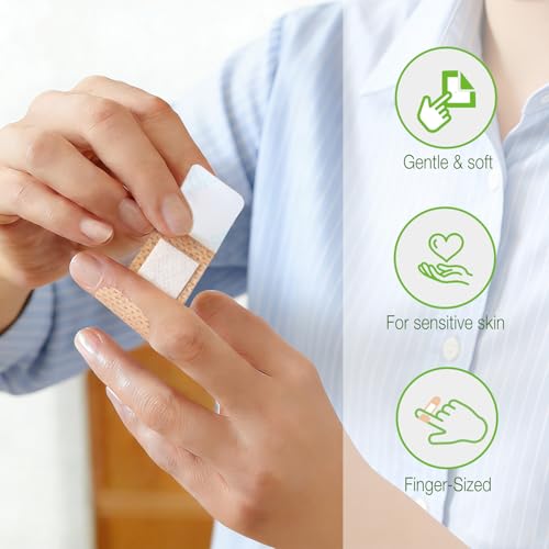 NeuHeils Silicone Bandages for Sensitive Skin Assorted Sizes, 80 Pack - size: Mix Sizes (80 Packs)