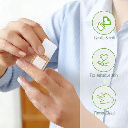 NeuHeils Silicone Bandages for Sensitive Skin Assorted Sizes, 80 Pack - size: Mix Sizes (80 Packs)