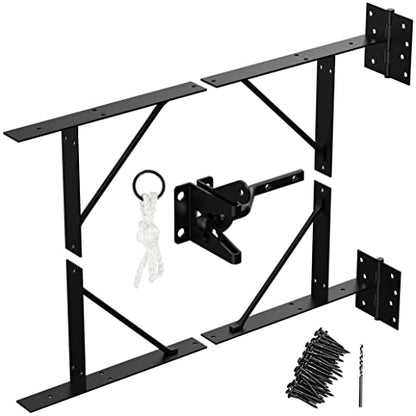 Anti Sag Gate Kit Heavy Duty No Sag Kit for Wooden Gate Fence with a Gate Latch - style: No Sag Kit A