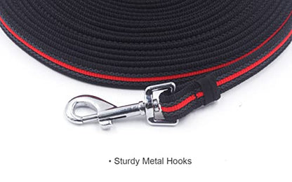 Long Dog Training Leash Dog Lead with Special Non-Slip Design and Padded Handle, 10/15/33/50 ft, for Any Size of Dogs - size: 33ft