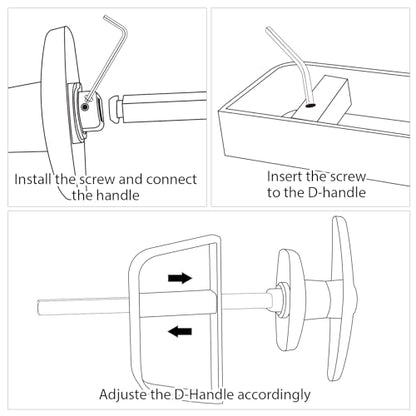 5 Keys Double Door Shed Hardware Kit - Includes Barrel Bolt, Latch, and Double Door Hardware for Easy Installation for Gates, playrooms，Added Protection and Versatility - size: 5.5-inch-T