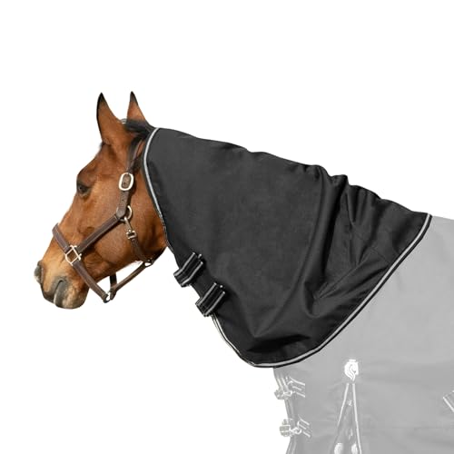 Equinavia Norse Turnout Neck Cover No Fill | 600 Denier - Black - M - color: Black, size: Medium