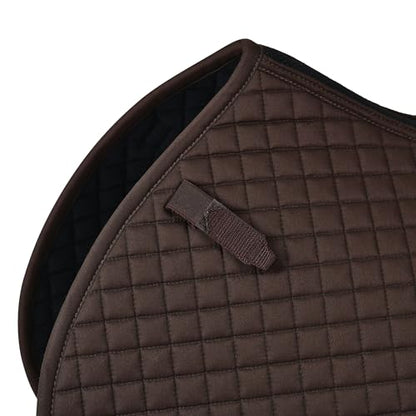 WeatherBeeta Prime Air-Tec Jump Shaped Saddle Pad - color: Chocolate, size: Large