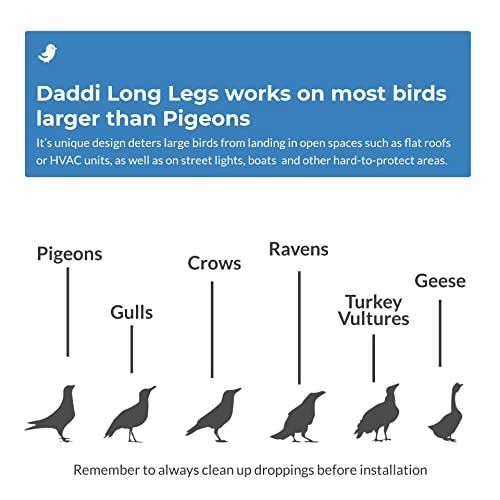 Bird Barrier Daddi Long Legs 4 Ft Bird Spider, Bird Deterrent for Boats
