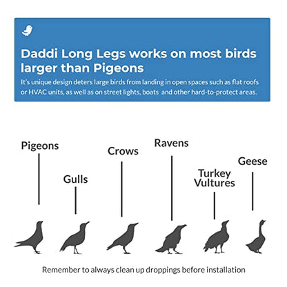 Bird Barrier Daddi Long Legs 4 Ft Bird Spider, Bird Deterrent for Boats