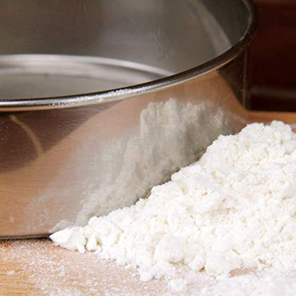 LOVEDAY 6 Inch Stainless Steel Round Flour Sieve with 40 Mesh (18/8 Steel) - color: 40 mesh