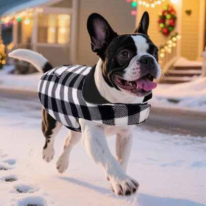 ASENKU Reversible Dog Winter Coat, Dog Jacket for Small Medium Large Dogs - color: White, size: Small
