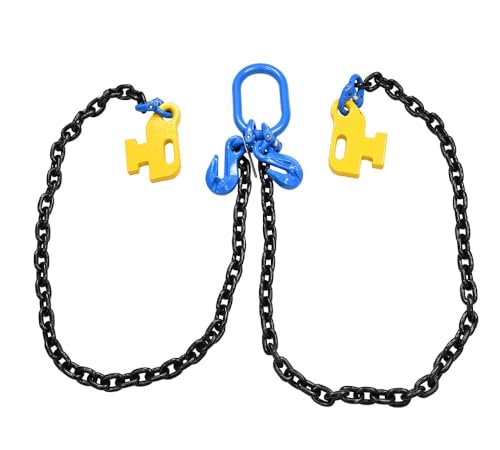 Mytee Products 3/8" x 5' Sea Shipping Container Loading Chain Bridle G100, V-Chain, Cargo, Storage, Moving