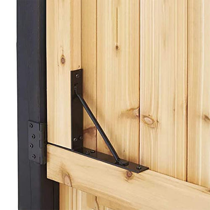 Anti Sag Gate Kit Heavy Duty No Sag Kit for Wooden Gate Fence with a Gate Latch - style: No Sag Kit A