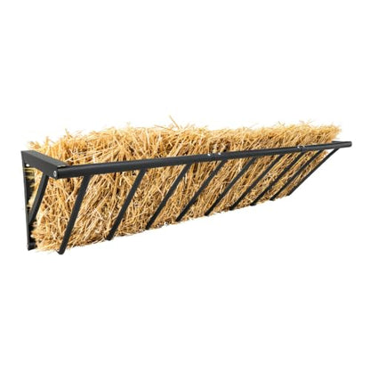 Heavy Duty Carbon Steel Hay Feeder Rack – Wall Mounted, Rust-Resistant, Animal-Friendly Design, Perfect for Horses, Goats, Cattle & Livestock – Durable Farm Tool for Indoor & Outdoor Use, - size: 63 inch