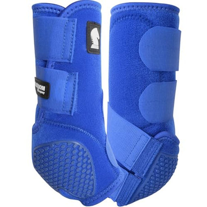 Classic Equine Flexion by Legacy2 Support Boots, Front (Blue, Small) - color: Blue, size: Small