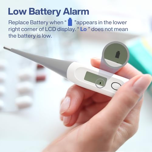 Boncare Digital Thermometer for Adults, Kids & Babies, Gray - color: Grey
