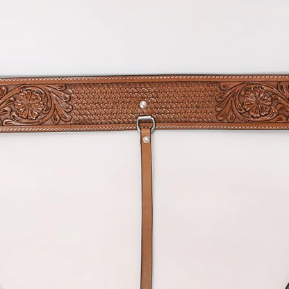 HILASON Horse Western Carved Leather Rear Flank Back Cinch Girth Saddle Billets Comfytack | Billet Strap