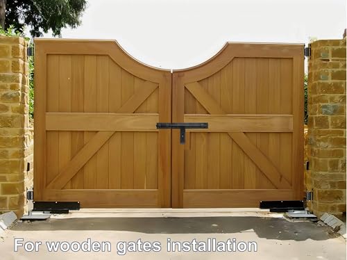 Heavy Duty Gate Hinges,7in,1100lbs Capacity,Thick Solid Steel | Built in Roller Bearing Hinges for Wood & Metal Gates, 90°Inward/Outward Smooth Swing, Bolt/Weld On Fence/Barn/Driveway,2Pack - size: Large-ZJ