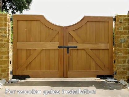 Heavy Duty Gate Hinges,7in,1100lbs Capacity,Thick Solid Steel | Built in Roller Bearing Hinges for Wood & Metal Gates, 90°Inward/Outward Smooth Swing, Bolt/Weld On Fence/Barn/Driveway,2Pack - size: Large-ZJ