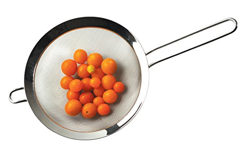 RSVP International Endurance Kitchen Collection, Stainless Steel Fine Mesh Conical Sieve/Colander, Multi-Purpose for Cooking, Baking, Loose Leaf Tea, Bar Strainer Cocktails, 7.75-Inch Drainer - size: 8-Inch Drainer