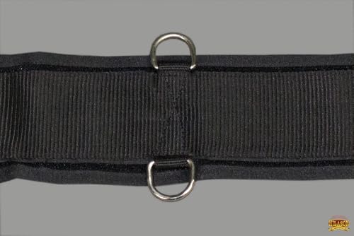 HILASON Western Horse Nylon Roper Saddle Cinch Girth Black Stainless Steel Buckle - size: 32 Inch