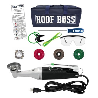 Horse Hoof Trimmers Kit, 110V Electric Set with Supplies - size: Horse Hoof Trimming