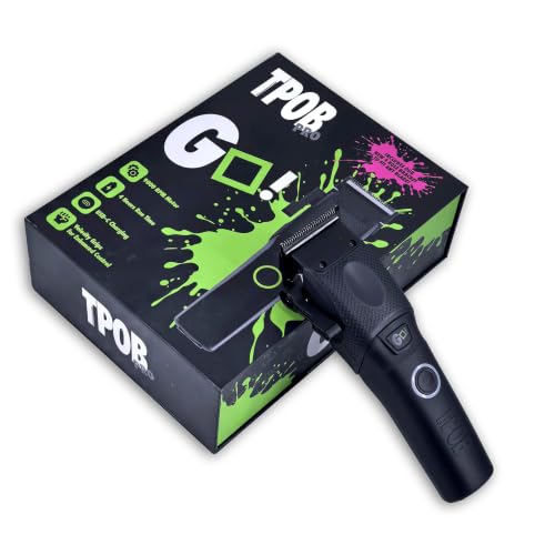 TPOB Professional Barber Hair Clippers (Black) - color: Black