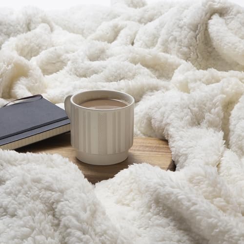 Carstens, Inc. Wrangler Running Horse Country Sherpa Fleece Throw Blanket, Brown, One Size