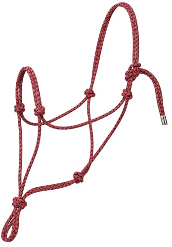 Silvertip Weaver Leather No. 95 Rope Halter,Black/Gray/Red,Average,35-9505-W32