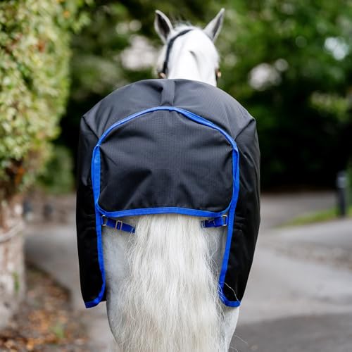 Horseware® Amigo® Ripstop 900D Turnout 0g - Black/Classic Blue, 75 inches - color: Black/Classic Blue, size: 75 inches