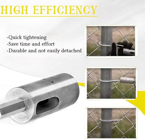11 Gauge Twist Ties EZ Drill Chuck Tool, Stainless Steel Drill Truck Twist Ties Tool for Easy Fence Wire Making