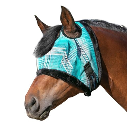 Kensington Protective Products Horse Fly MASK with Fleece Trim, Atlantis, Large - color: 2021 - Atlantis