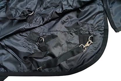 LEAFOREST 600D Pony Miniature Horse Rain Sheet Turnout Blanket No Fill - size: 45IN
