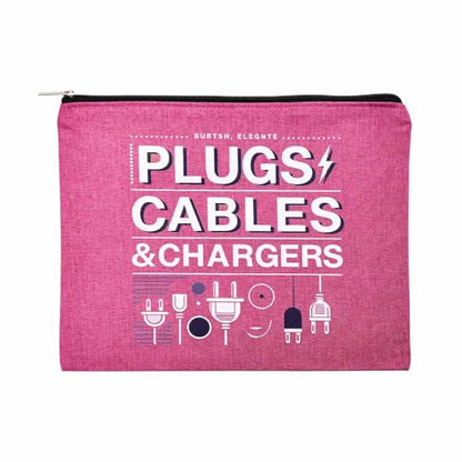 ShiQiao Spl Charging Cable Organizer Pouch for Travel Accessories Bag for Charging Cable Portable Organizer Bag Travel Toiletry Makeup Cosmetic Bags for Daughter Friend Christmas Birthday Gifts - style: Plugs Cables Charger