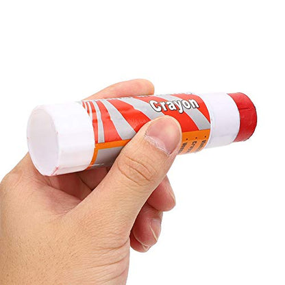 Livestock Crayon, 12Pcs Large Livestock Marking Crayons, Red Green Blue Color Marker Pens Water-resistantfor Pigs, Animal Identification, Marking Skin