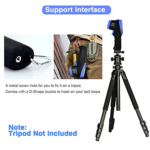 BTMETER BT-1800C Pyrometer -58°F ~3272°F (-50~1800℃) IR Temp Gun, D:S 50:1 High Temperature Infrared Thermometer for Industrial HVAC Forge Furnace Metal Smelting (NOT for Human Temp) - color: BT-1800C Blue (-58°F ~3272°F)