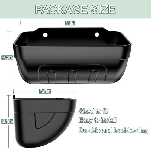 Goat Feeders Hanging Poultry Feeder Trough for Livestock, 3*3.5 Quart Black - size: 3*3.5 Quart