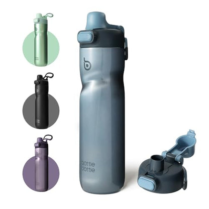 BOTTLE BOTTLE Insulated Water Bottle with Handle 24 oz blue - color: blue