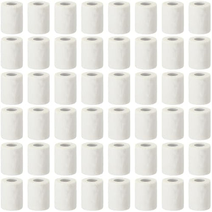 Treela 48 Pack Self Adhesive Wrap Bandage,White,3 Inches X 5 Yards - color: White, size: 3 Inch X 5 Yard