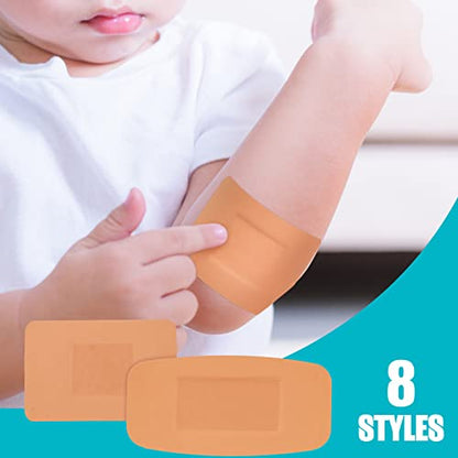 Lounsweer 720 Pcs Variety Assorted Bandage Bulk First Aid Refill Supplies - style: Multi Styles