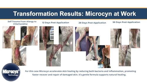 Microcyn Livestock Skin & Wound Care Solution – 16 oz HOCl-Based Cleansing Spray for Cuts, Scrapes & Irritated Skin – Professional Farm & Ranch Support for Cattle, Horses, Goats & Sheep