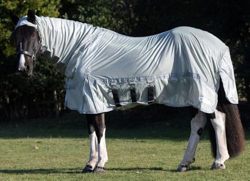 Derby House Pro Combo Neck Fly Sheet with Belly Wrap - size: 81