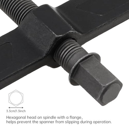 ChgImposs 16 Inch 2-Jaw Gear Puller, Heavy Duty CR-V Adjustable Reversible Bearing Puller Tool for External & Internal Removal of Pulleys, Flywheels, Bearings, Gears, Brake Drums - size: 16 INCH