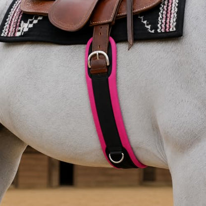 Horse Soft Padded Neoprene Salmon Pink Western Riding Saddle Cinch 9728