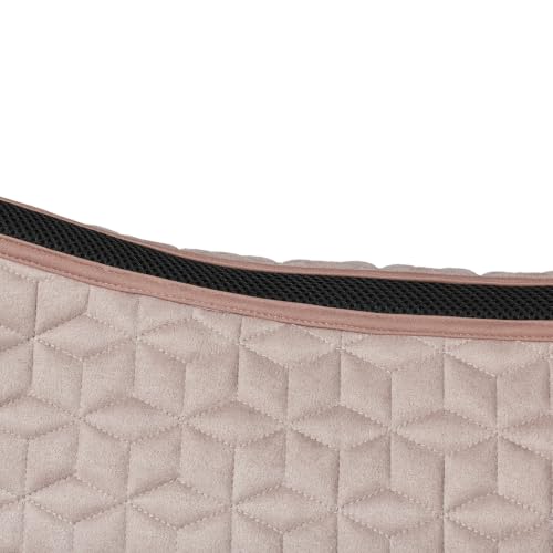 WeatherBeeta Suede Elite Air-Tec All Purpose Saddle Pad - color: Rose Quartz