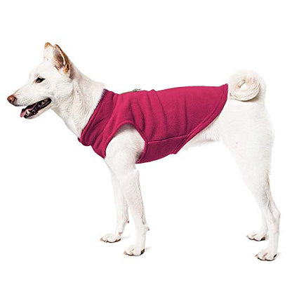 Gooby Fleece Vest Dog Sweater, Clay, Medium - color: Clay, size: Medium (Around 11-lb)