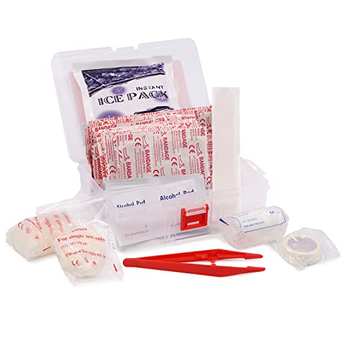 DMI 175-Piece First Aid Kit for Minor Injuries, Cuts and Scrapes, All-Purpose, Portable and Convenient, Includes Bandages, Injury Treatment, Dressings, and Instruments, HSA & FSA Eligible - size: 175 Piece