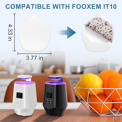 48 Pcs Refill Glue Boards Compatible with Fooxem IT10 | Fly Trap Refill, Replacement Sticky Pads for Kitchens, Living Rooms, and Other Indoor Areas
