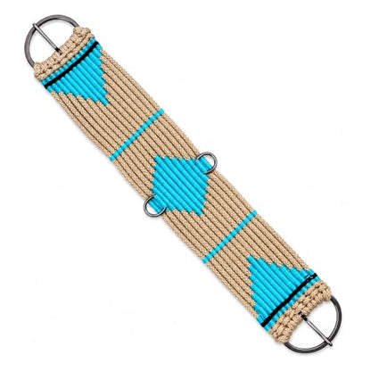Horse Western Saddle Tack 15 Strand Cotton Acrylic Straight Cinch 97108 - size: 30" L x 5" W