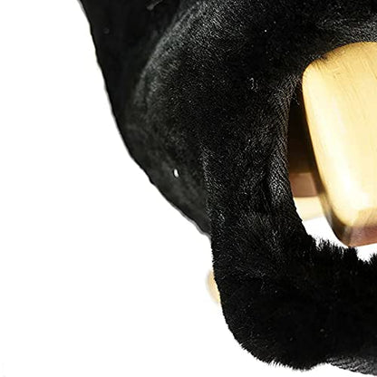 VAST Merino Fleece Western saddle Seat Saver Sheepskin Cushioon(black)