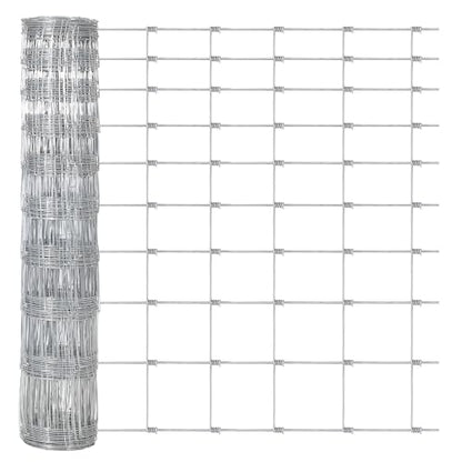 Livestock Wire Fence 4Ft x 328Ft Galvanized Wire for Livestock Deer Goat - size: 4ft x 328ft